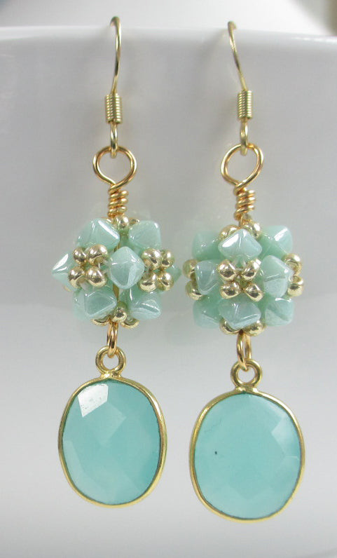 Amazonite earrings
